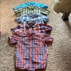 Boy size 7 button down short sleeves